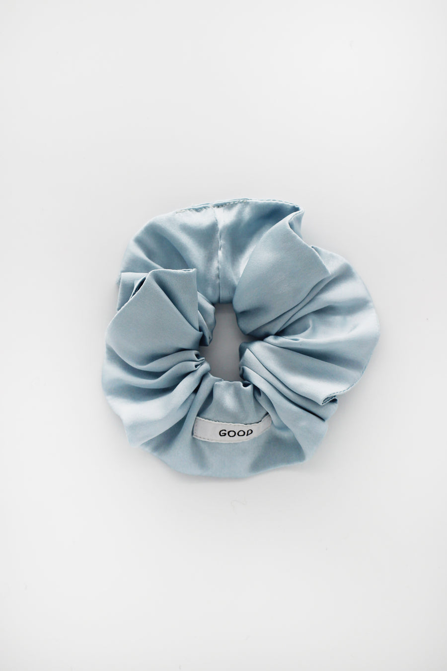 GOOD Silk Scrunchie soft blue