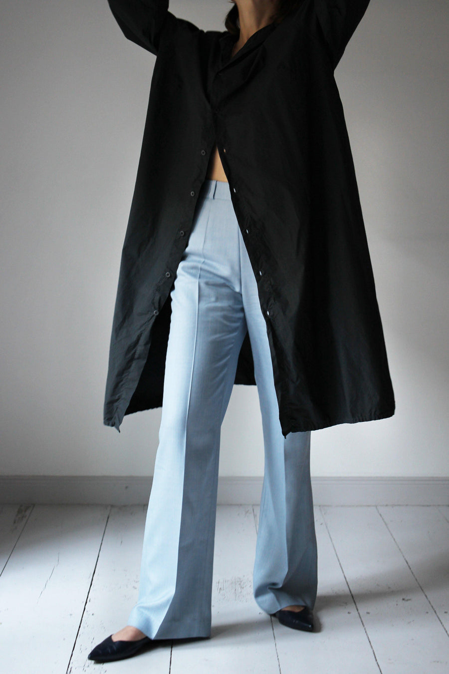 MALAIKARAISS Pants soft blue - The Good Store Berlin