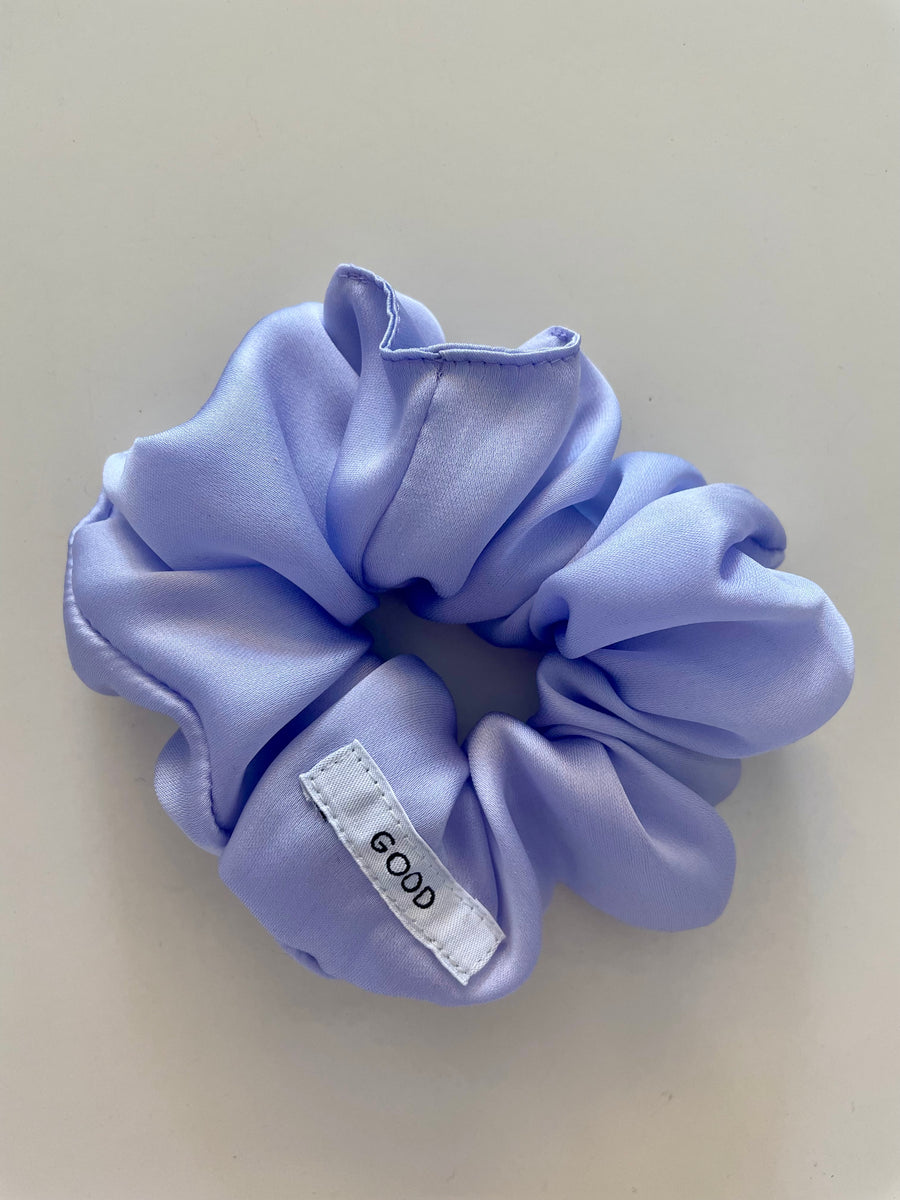 GOOD SCRUNCHIE Purple Silk