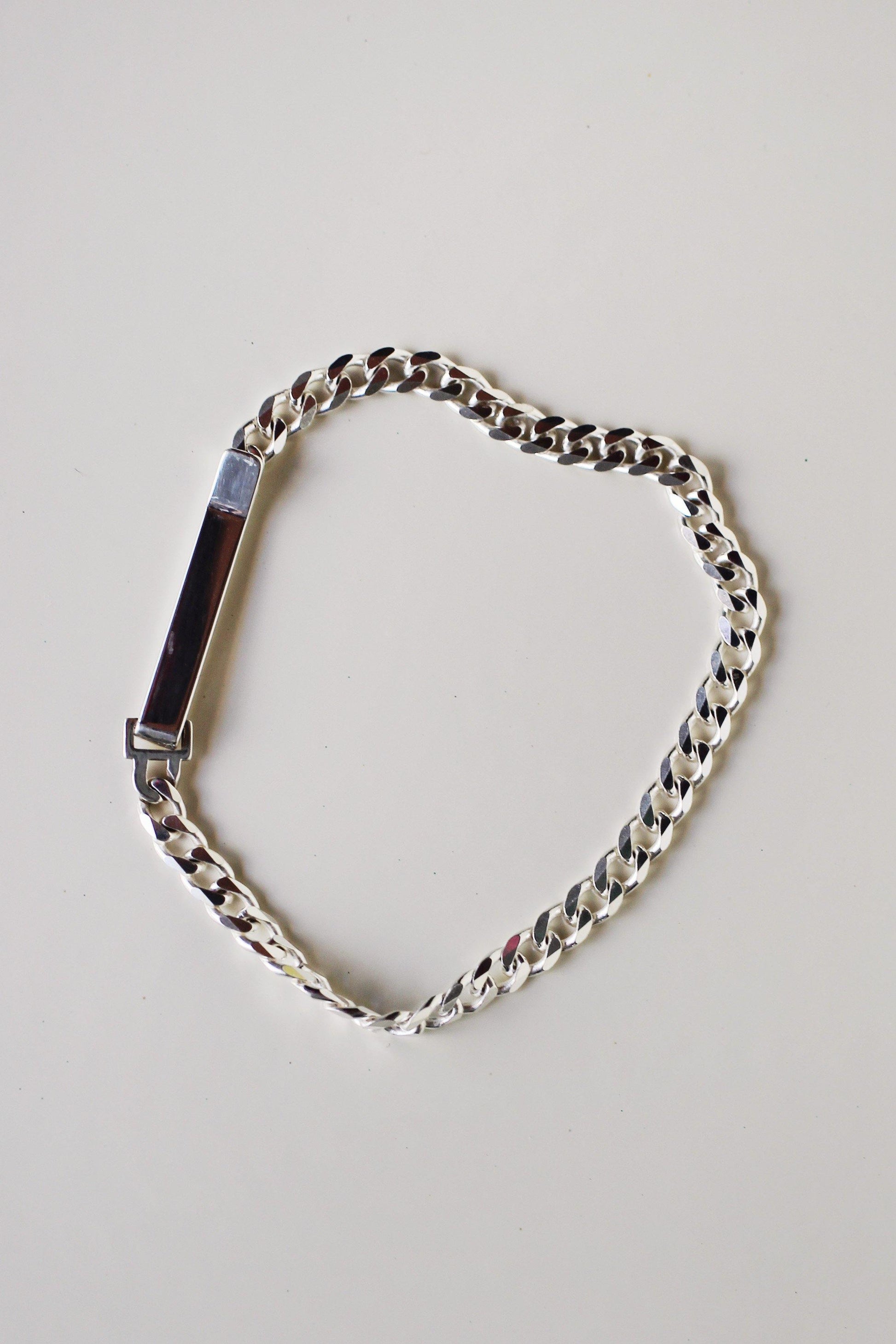 SASKIA DIEZ Silver Identity Bracelet - The Good Store Berlin