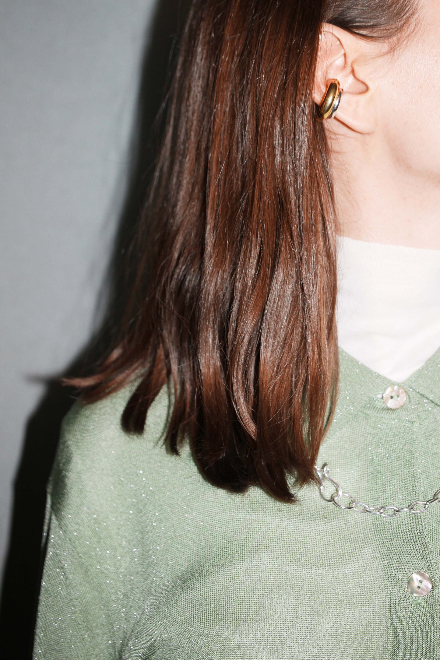 SASKIA DIEZ - BOLD EARCUFF  NO 3 GOLD