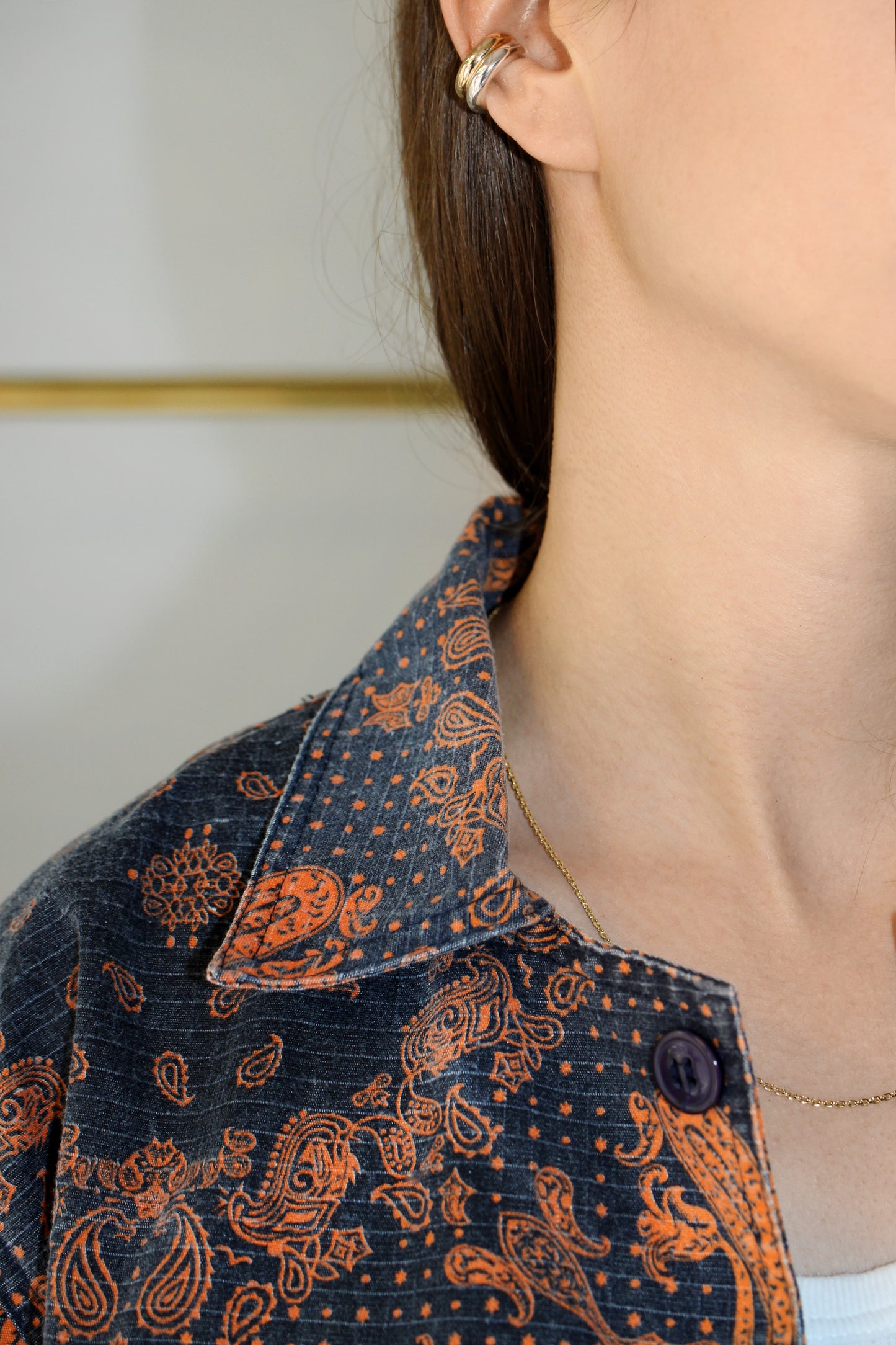 SASKIA DIEZ - BOLD EARCUFF NO2 GOLD