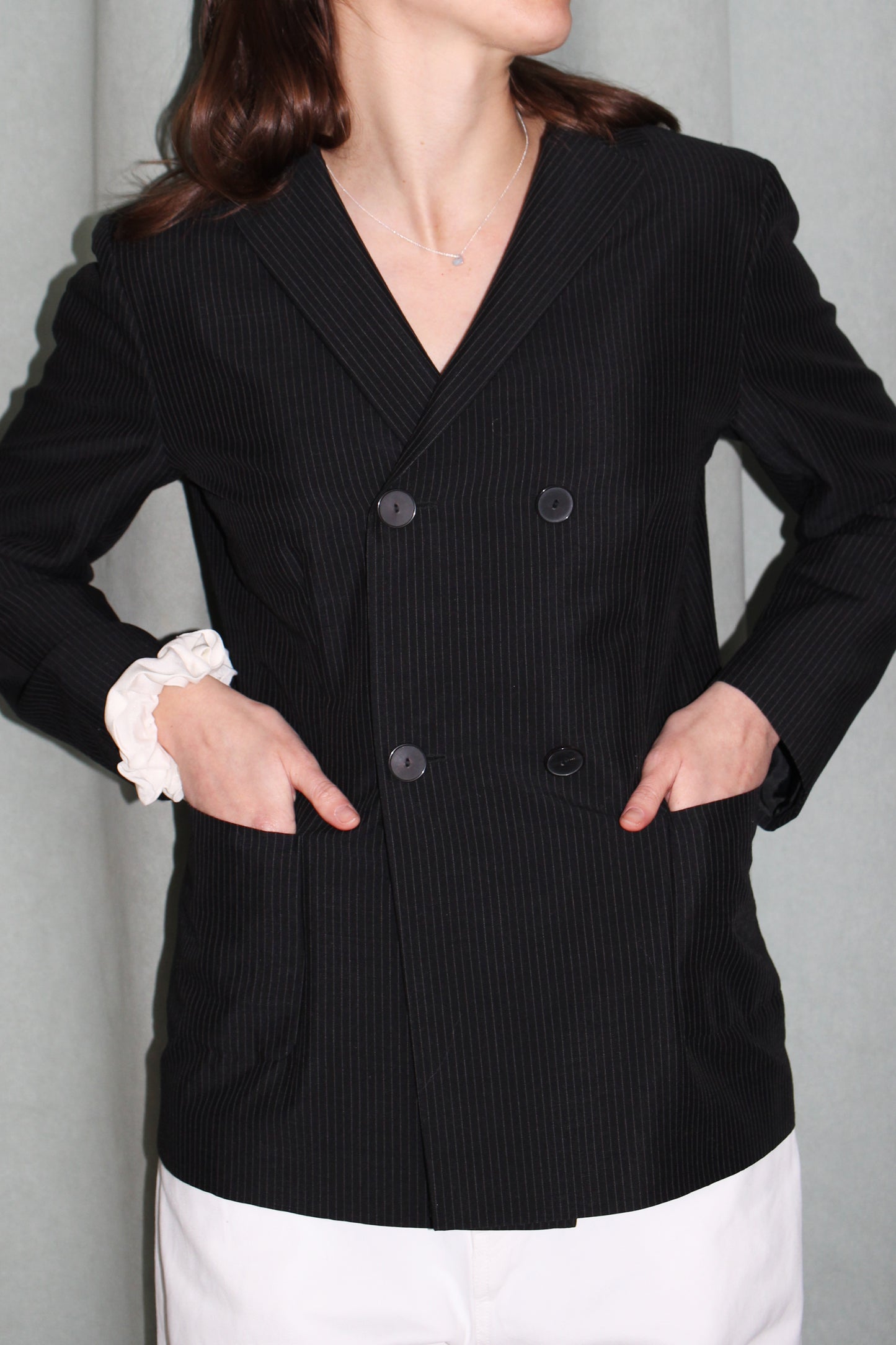JIL SANDER Pinstripe Blazer
