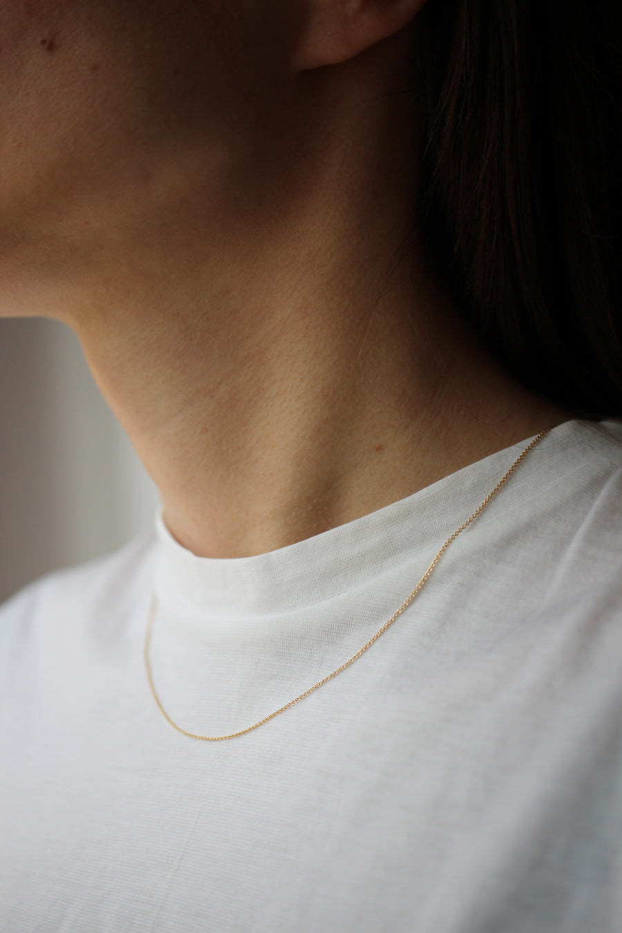 SASKIA DIEZ Ultrafine Necklace 18k Gold