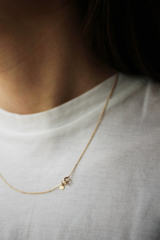 SASKIA DIEZ Ultrafine Necklace 18k Gold