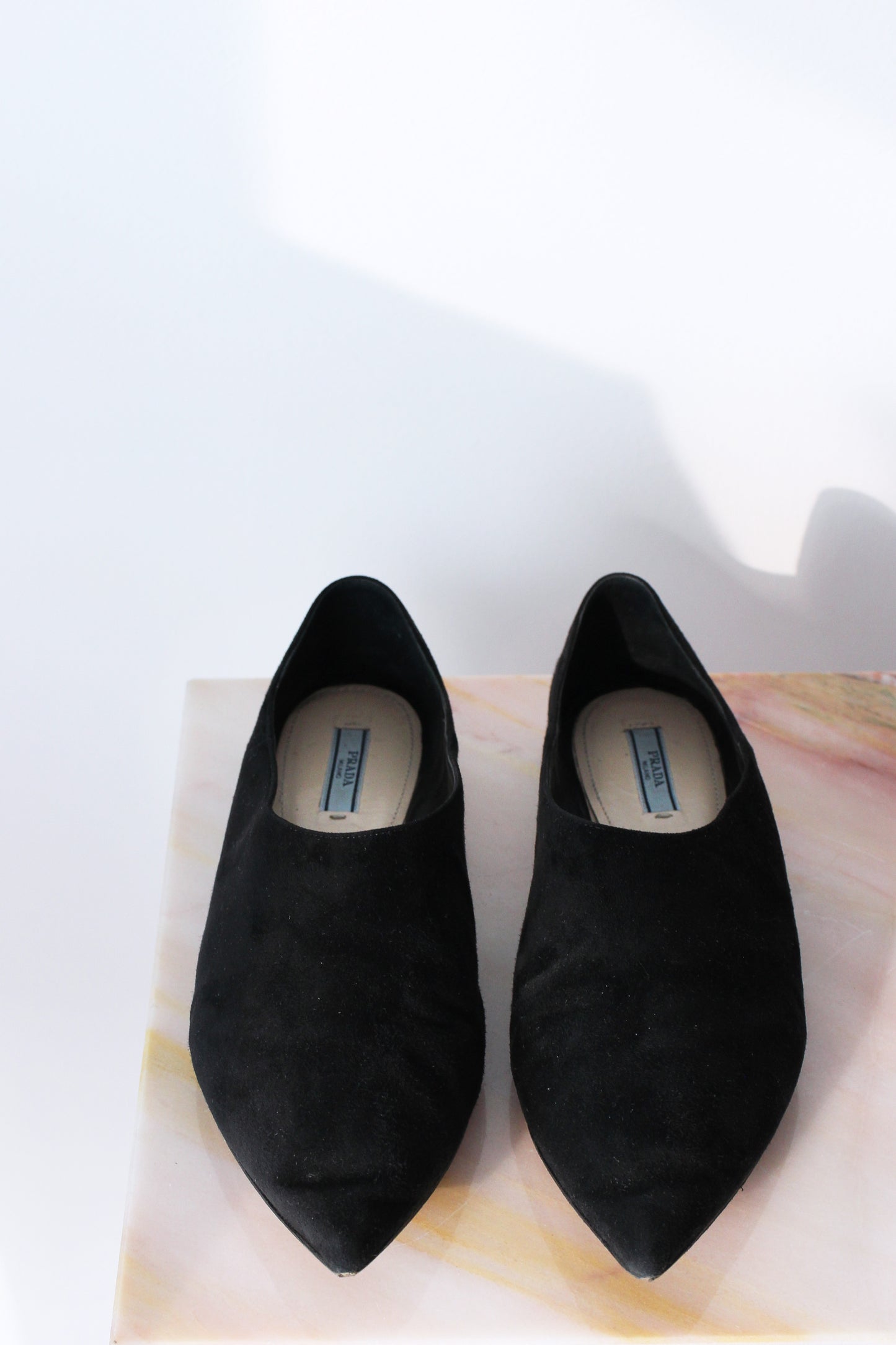 PRADA Suede Flats