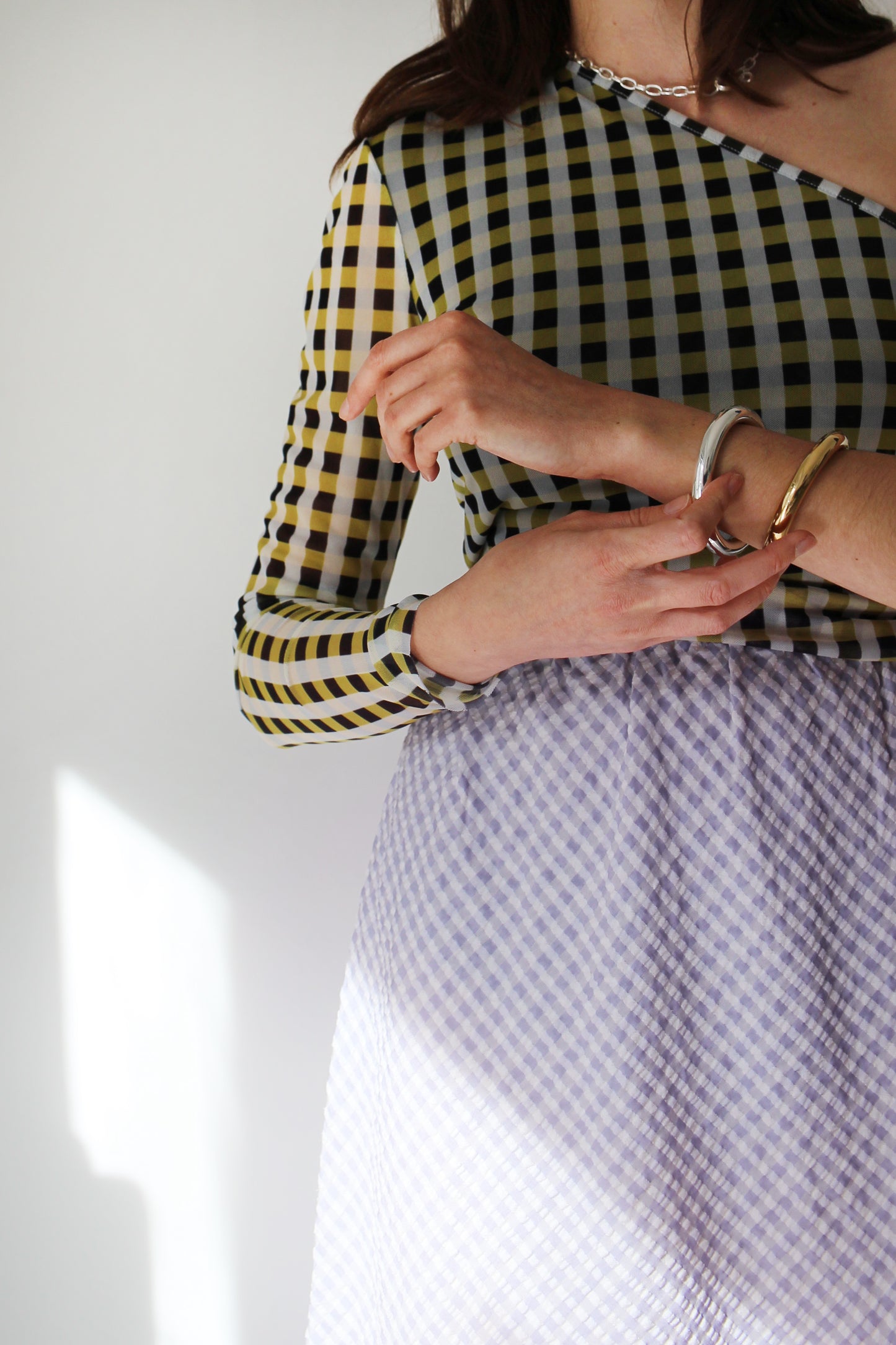 SASKIA DIEZ Silver Bold Bangle