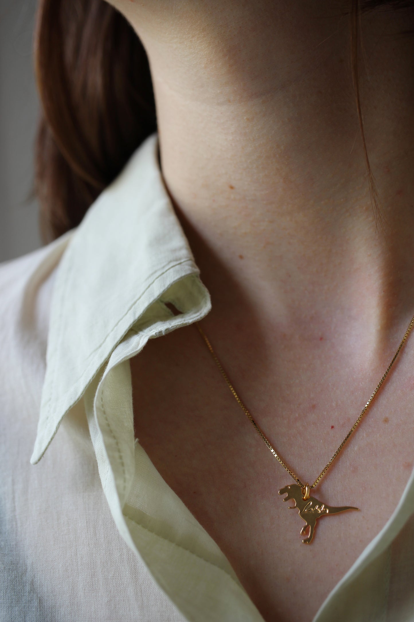 MALAIKARAISS DINOLOVE- T-Rex Necklace