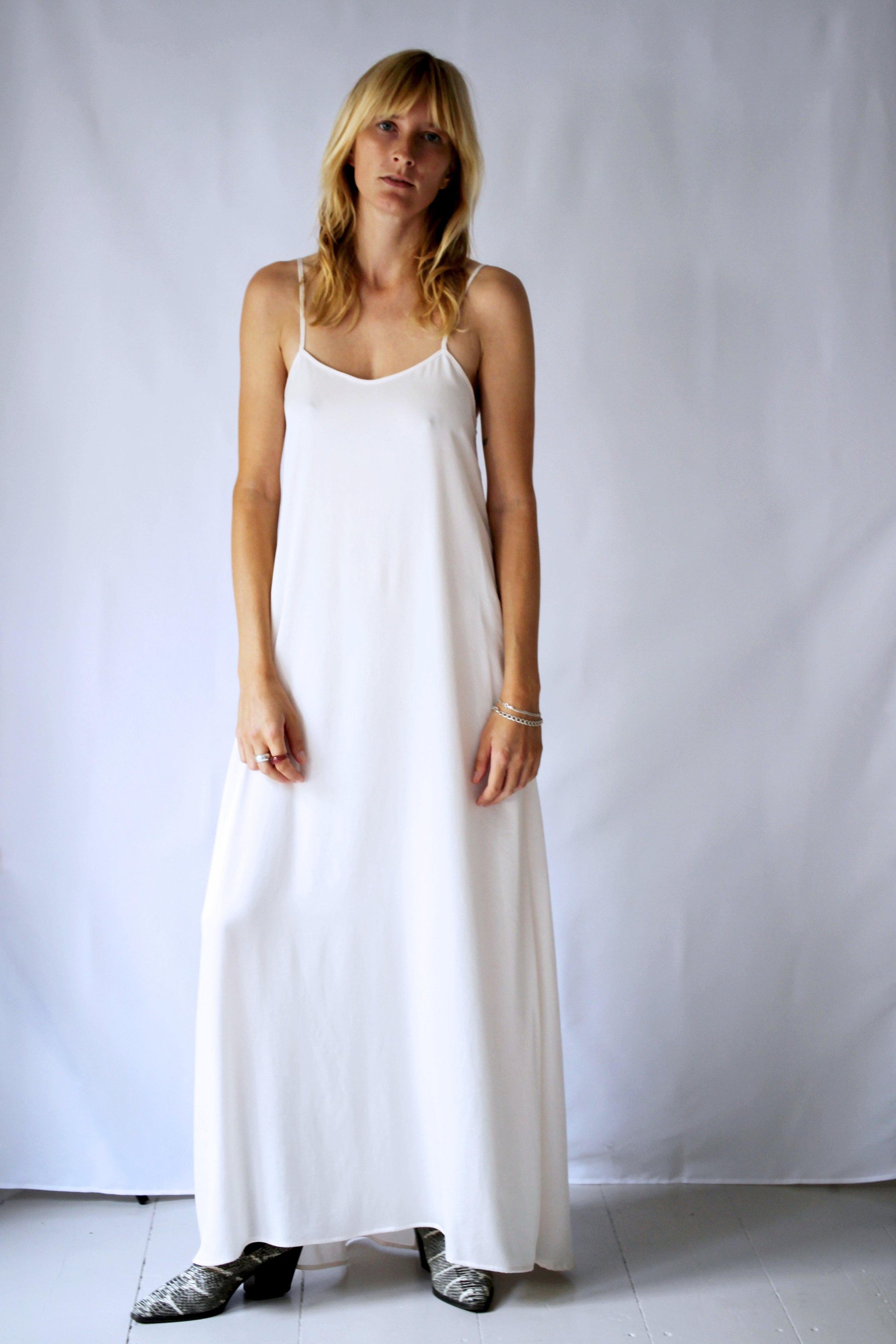GOOD SLIP DRESS IVORY - The Good Store Berlin
