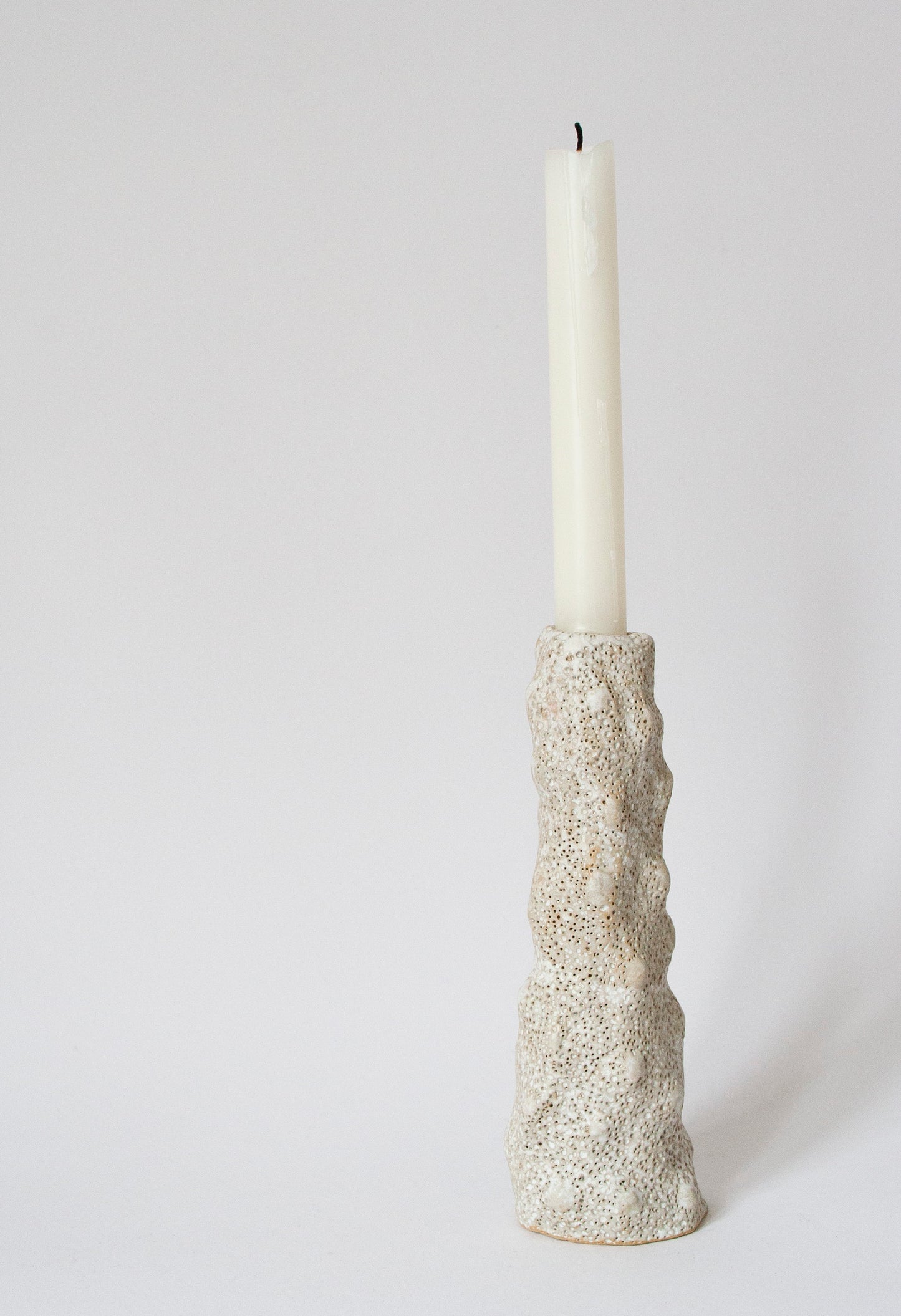 TEGAN EMERSON Washed Coral Candleholder