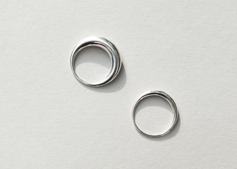 SASKIA DIEZ - DEGRADE RING SILVER